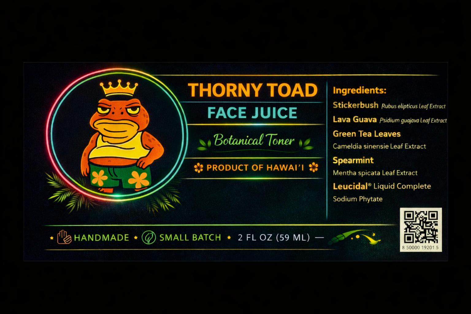 Thorny Toad Face Juice